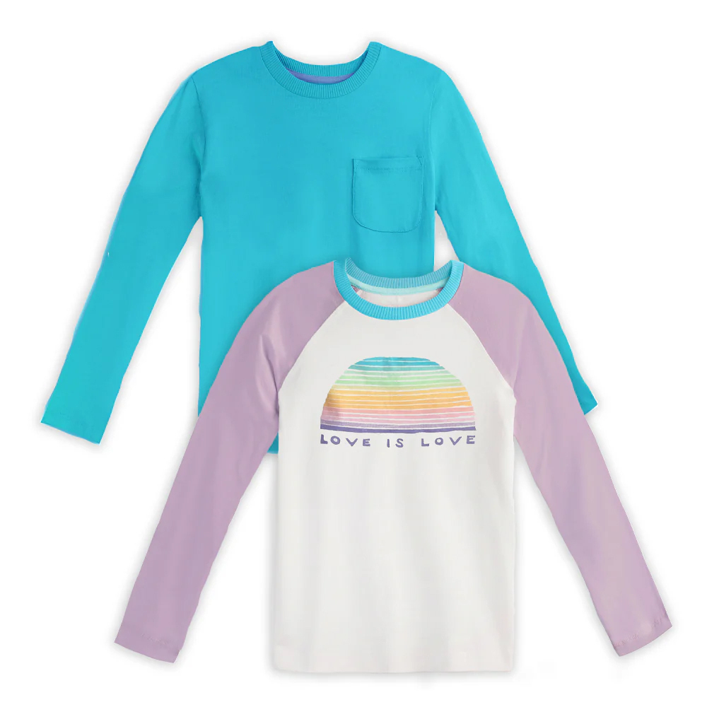 Mightly Girls Love is Love Long Sleeve T-Shirt size: 2-5T